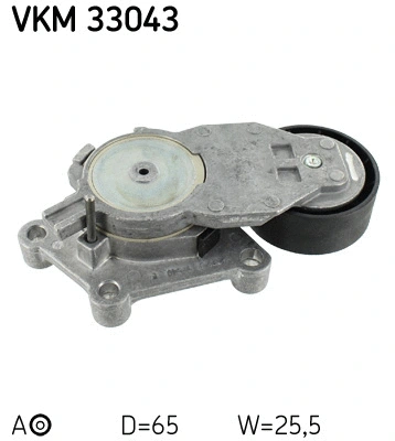 Tensioner Pulley, V-ribbed belt (VKM 33043)