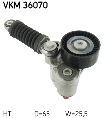 Tensioner Pulley, V-ribbed belt (VKM 36070)