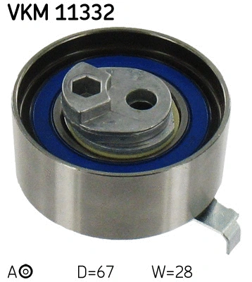 Tensioner Pulley, timing belt (VKM 11332)