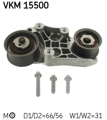 Tensioner Pulley, timing belt (VKM 15500)