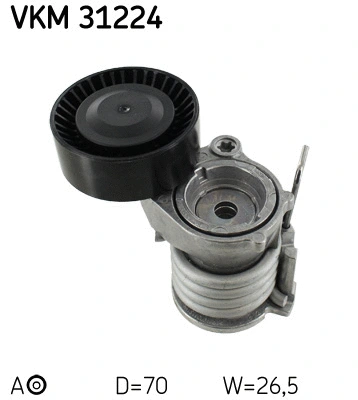 Tensioner Pulley, V-ribbed belt (VKM 31224)