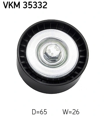 Deflection/Guide Pulley, V-ribbed belt