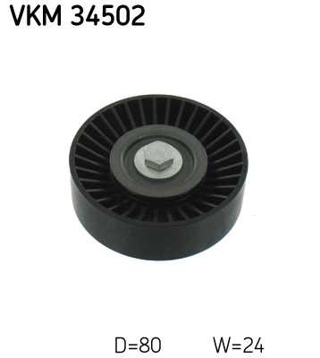 Deflection/Guide Pulley, V-ribbed belt (VKM 34502)