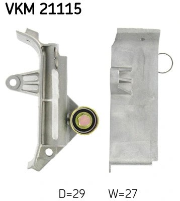 Deflection/Guide Pulley, timing belt (VKM 21115)