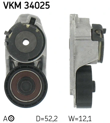 Tensioner Pulley, V-ribbed belt (VKM 34025)