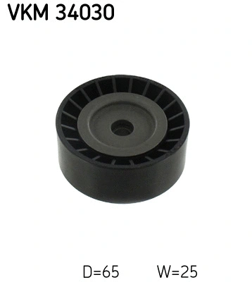 Deflection/Guide Pulley, V-ribbed belt (VKM 34030)