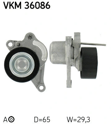 Tensioner Pulley, V-ribbed belt (VKM 36086)