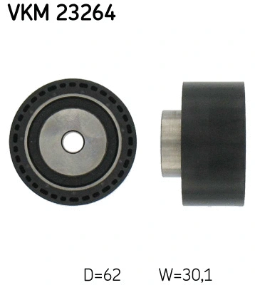 Deflection/Guide Pulley, timing belt (VKM 23264)