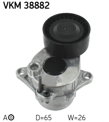 Tensioner Pulley, V-ribbed belt (VKM 38882)