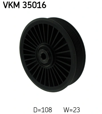 Deflection/Guide Pulley, V-ribbed belt (VKM 35016)