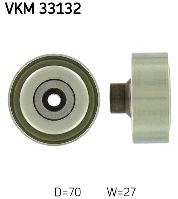 Deflection/Guide Pulley, V-ribbed belt (VKM 33132)