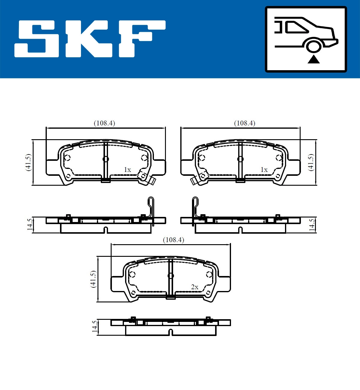 Brake Pad Set, disc brake