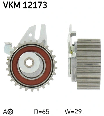 Tensioner Pulley, timing belt (VKM 12173)
