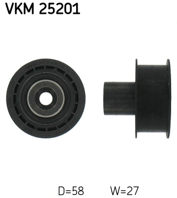 Deflection/Guide Pulley, timing belt (VKM 25201)