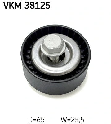Deflection/Guide Pulley, V-ribbed belt
