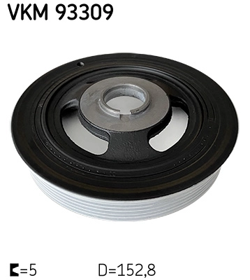 Belt Pulley, crankshaft (VKM 93309)