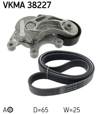 V-Ribbed Belt Set (VKMA 38227)