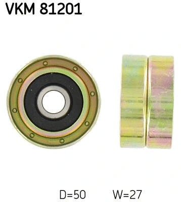Deflection/Guide Pulley, timing belt (VKM 81201)