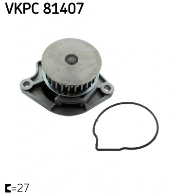 Water Pump, engine cooling (VKPC 81407)