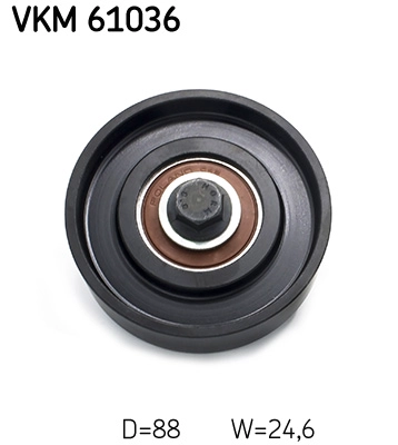 Deflection/Guide Pulley, V-ribbed belt