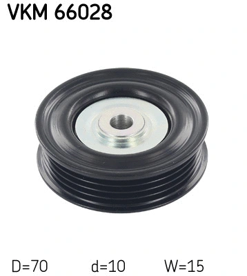 Deflection/Guide Pulley, V-ribbed belt (VKM 66028)