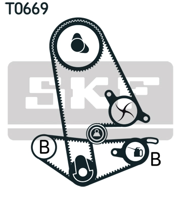 Timing Belt Kit (VKMA 93600)
