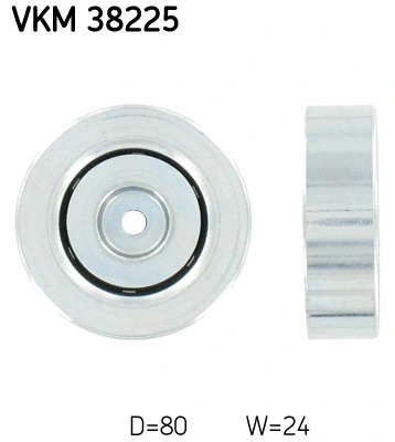Deflection/Guide Pulley, V-ribbed belt (VKM 38225)