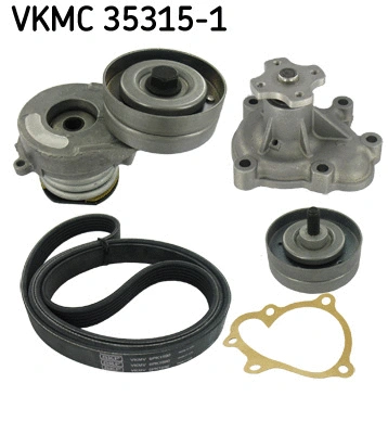 Water Pump + V-Ribbed Belt Kit (VKMC 35315-1)