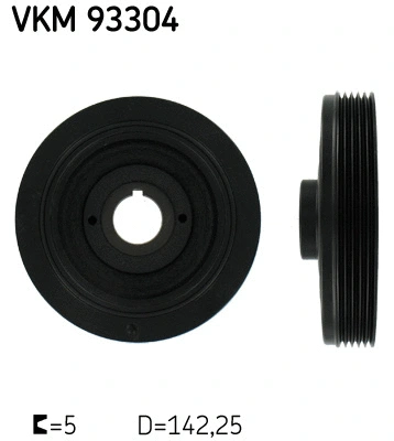 Belt Pulley, crankshaft (VKM 93304)