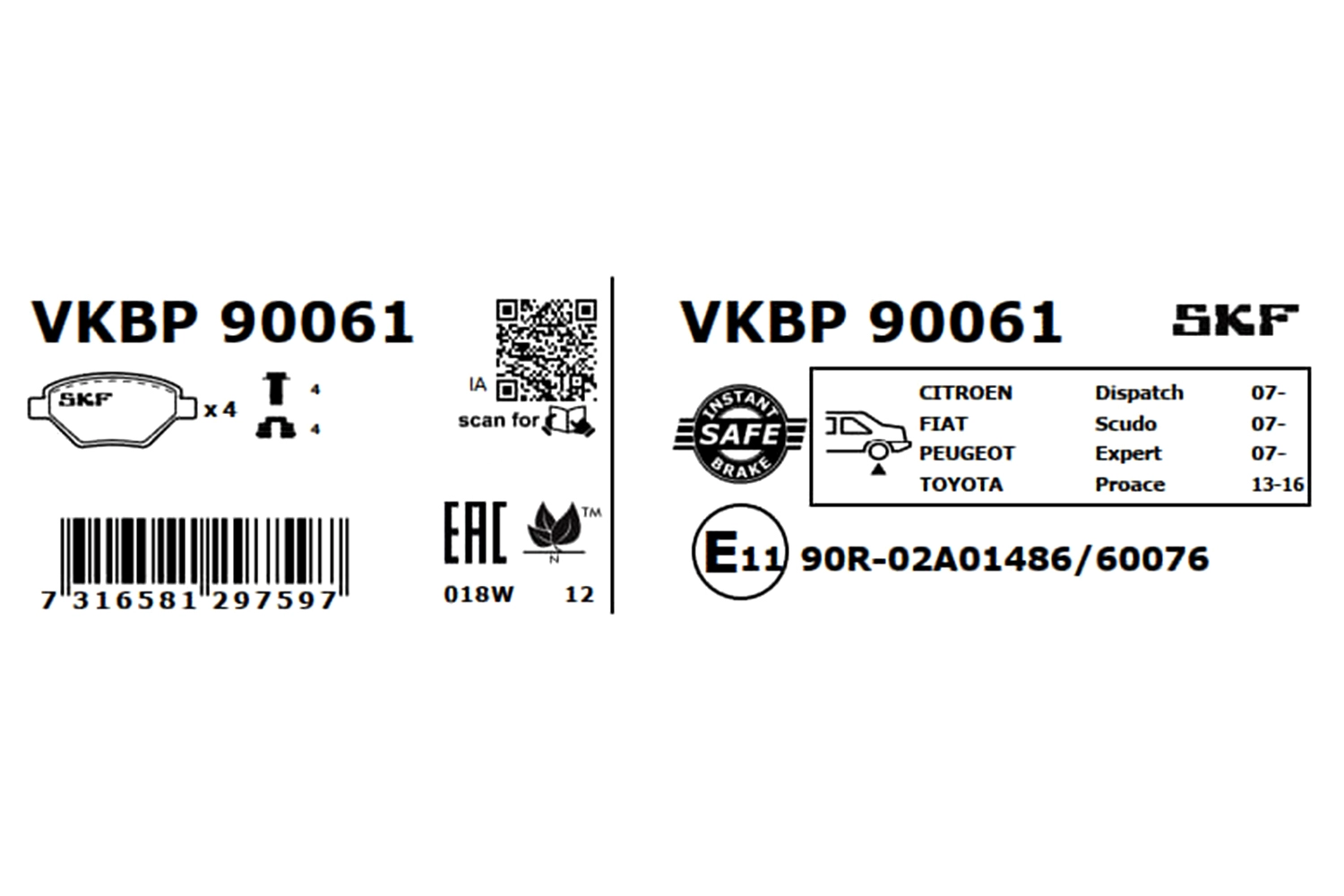 Brake Pad Set, disc brake