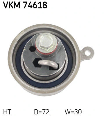 Tensioner Pulley, timing belt (VKM 74618)