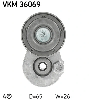 Tensioner Pulley, V-ribbed belt