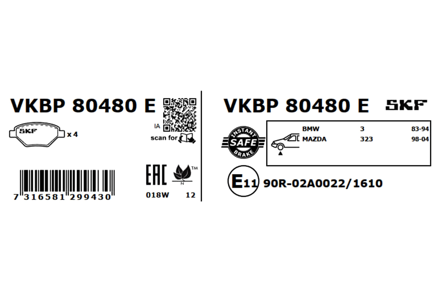 Brake Pad Set, disc brake