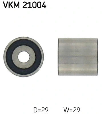 Deflection/Guide Pulley, timing belt (VKM 21004)