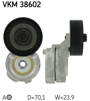 Tensioner Pulley, V-ribbed belt (VKM 38602)