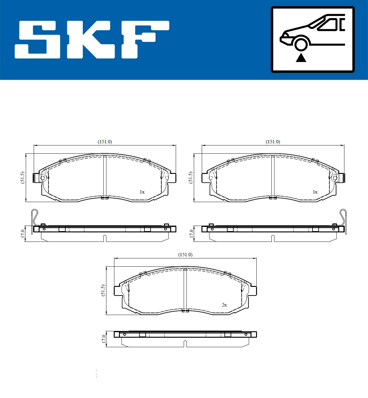 Brake Pad Set, disc brake
