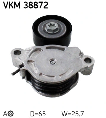 Tensioner Pulley, V-ribbed belt (VKM 38872)