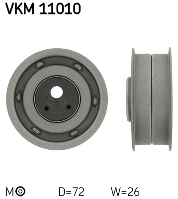 Tensioner Pulley, timing belt (VKM 11010)