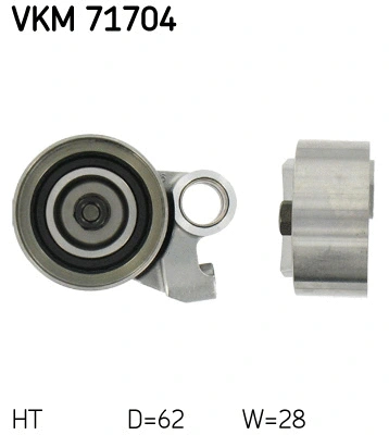 Tensioner Pulley, timing belt (VKM 71704)