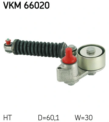 Tensioner Pulley, V-ribbed belt (VKM 66020)