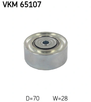 Deflection/Guide Pulley, V-ribbed belt (VKM 65107)