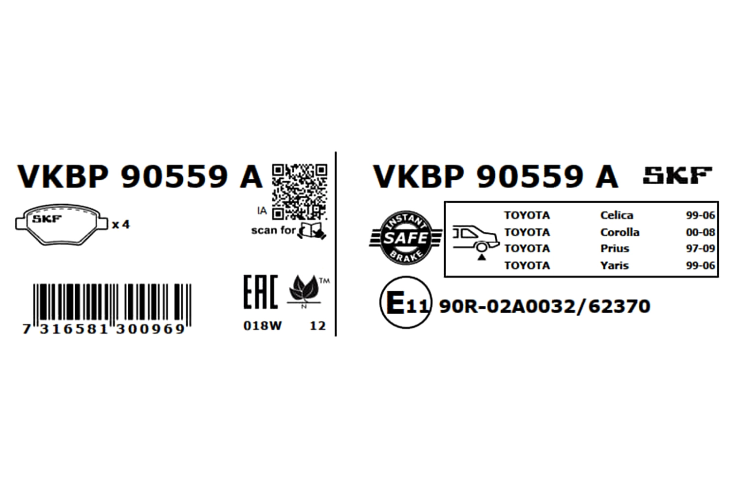 Brake Pad Set, disc brake
