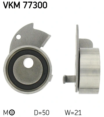 Tensioner Pulley, timing belt (VKM 77300)