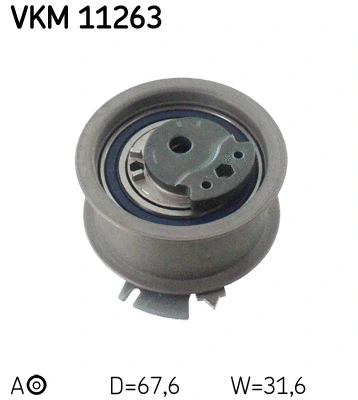 Tensioner Pulley, timing belt (VKM 11263)