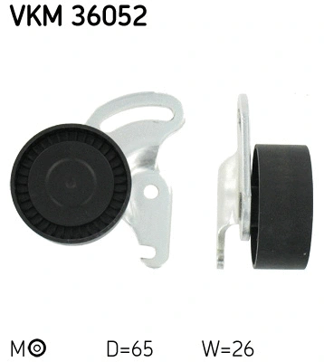 Tensioner Pulley, V-ribbed belt (VKM 36052)