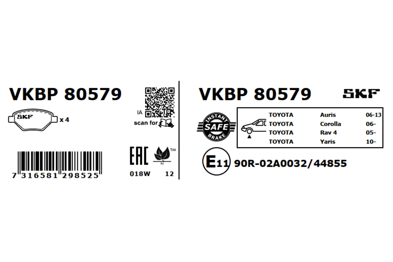 Brake Pad Set, disc brake