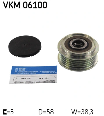 Alternator Freewheel Clutch (VKM 06100)