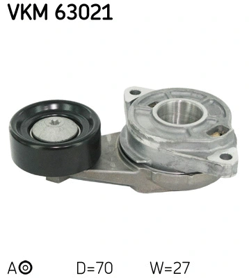 Tensioner Pulley, V-ribbed belt (VKM 63021)