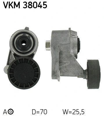 Tensioner Pulley, V-ribbed belt (VKM 38045)
