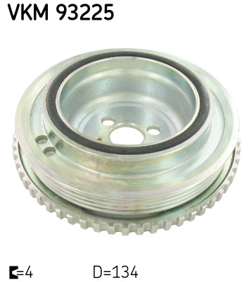 Belt Pulley, crankshaft (VKM 93225)